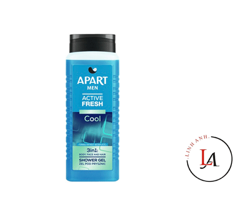 Gel tắm Apart Men 500ml 3 in 1